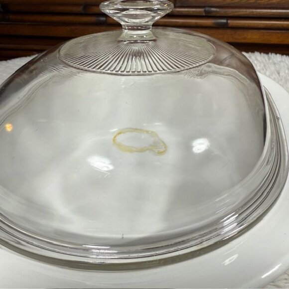 Vintage CorningWare French White Oval 2.5qt Baking Dish with Lid C-225-B - Picture 13 of 14